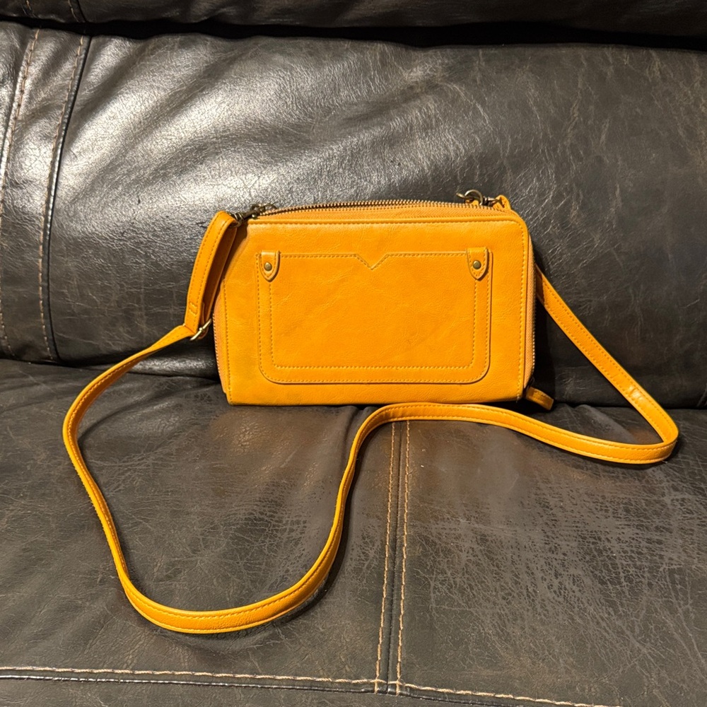Stylish Yellow Crossbody Bag